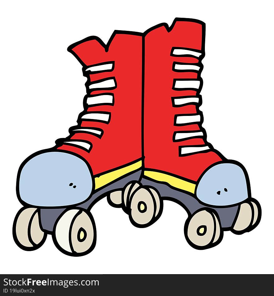 cartoon roller boots