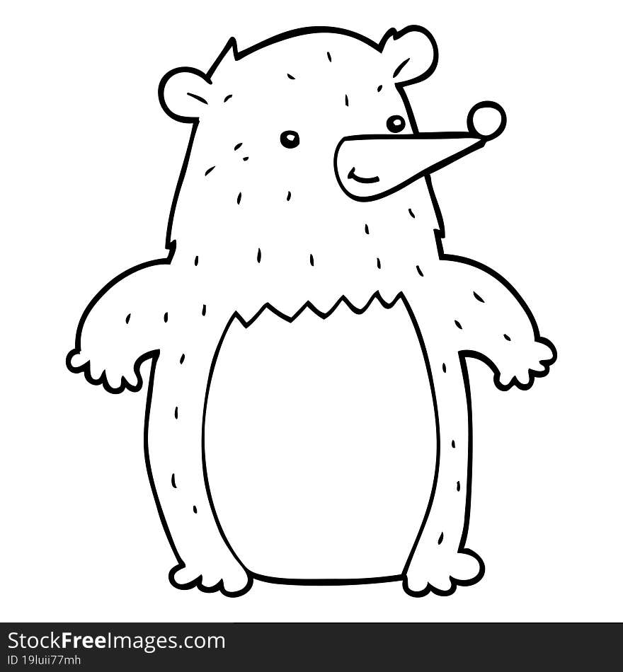 cartoon bear