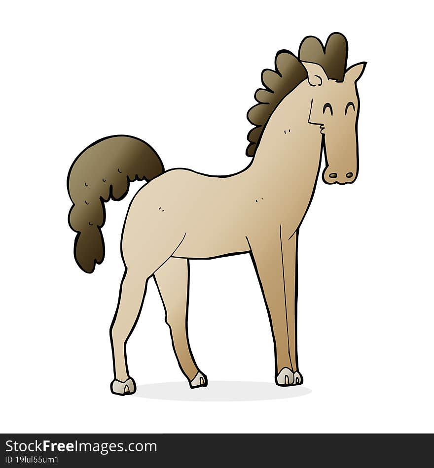 cartoon horse