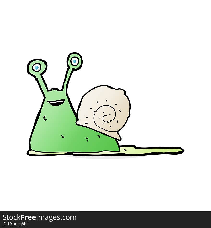 Cartoon Snail