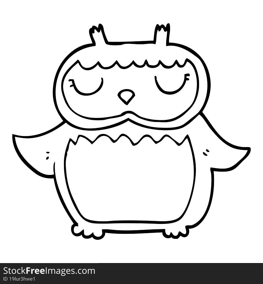 Cartoon Owl