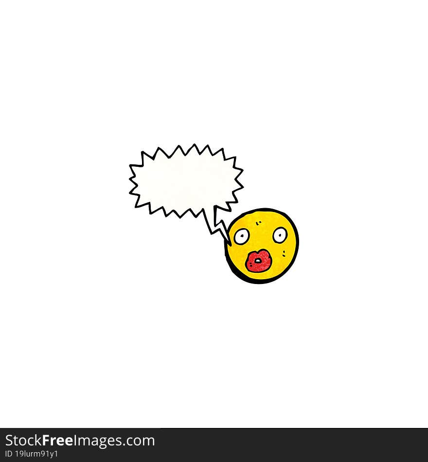 cartoon emoticon face