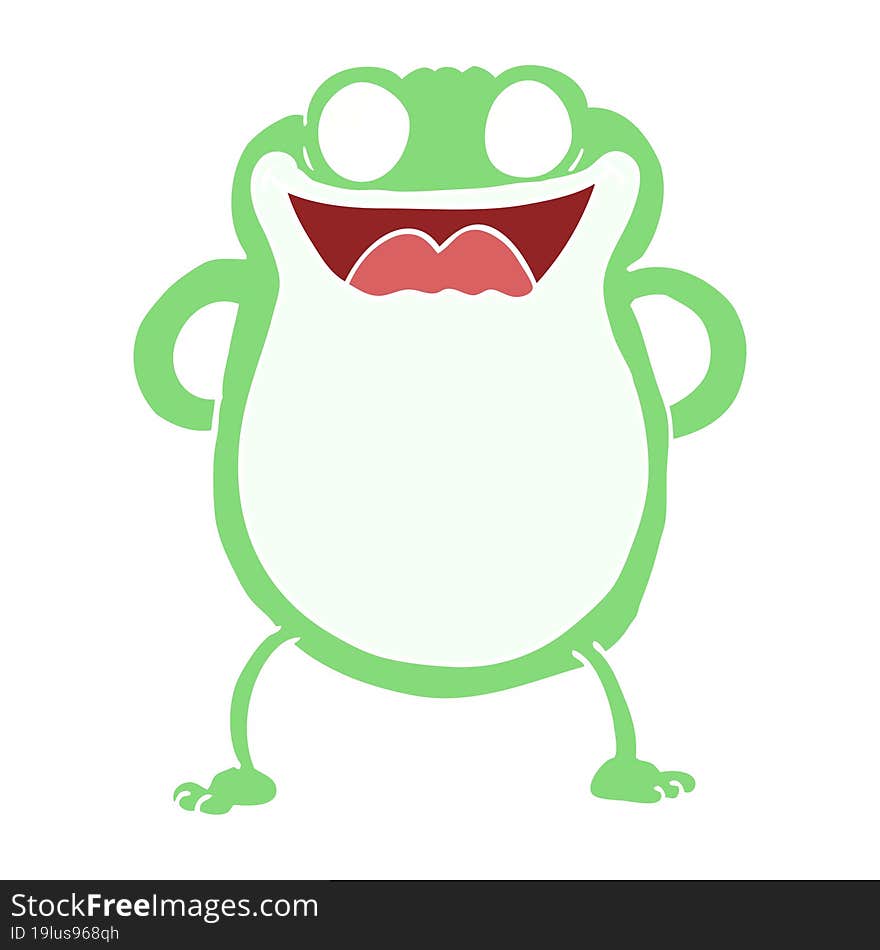 Cartoon Doodle Frog