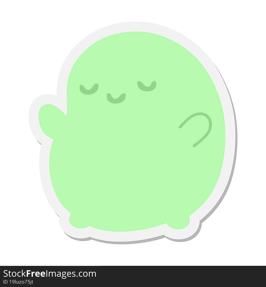 little bean sticker