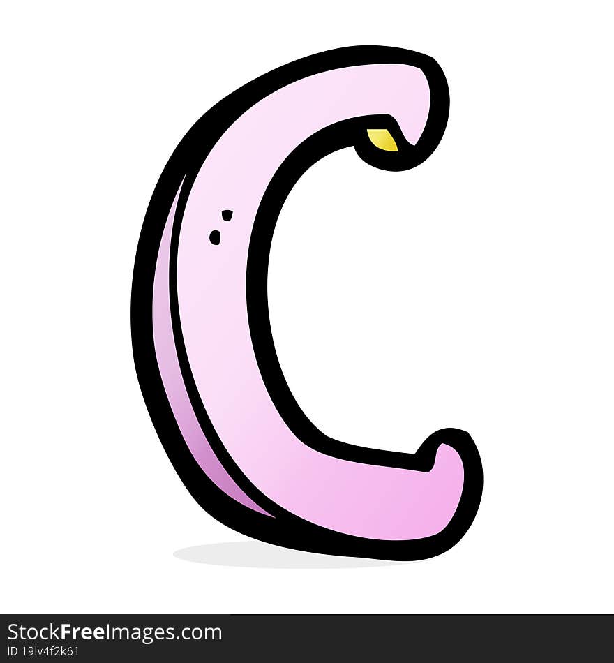 Cartoon Letter C