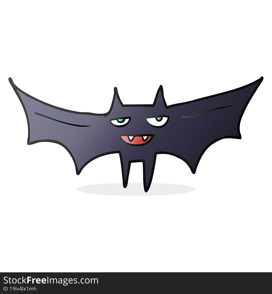 cartoon halloween bat