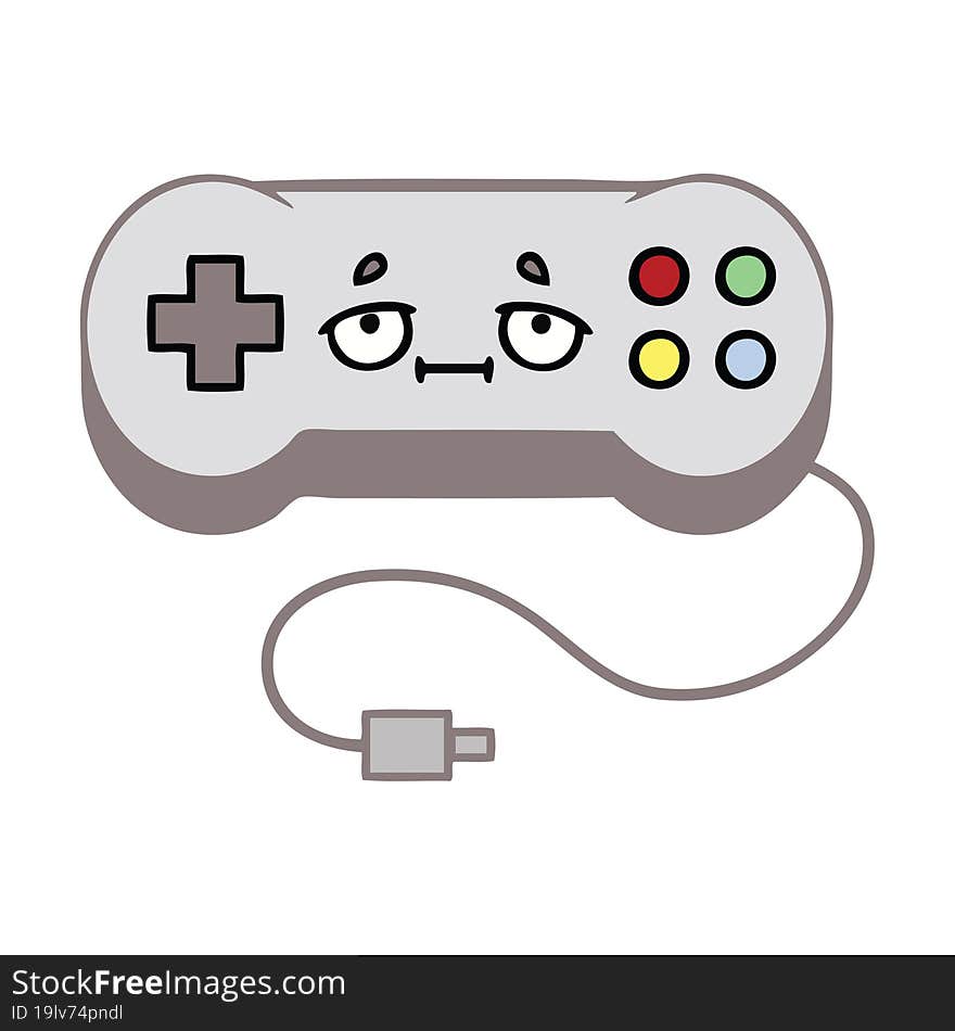 cute cartoon game controller