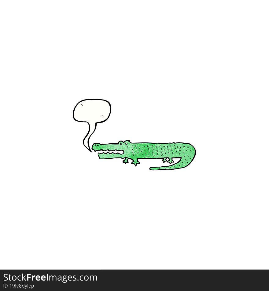 cartoon crocodile