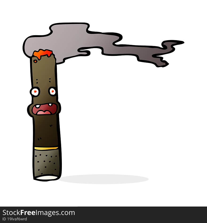 cartoon cigar