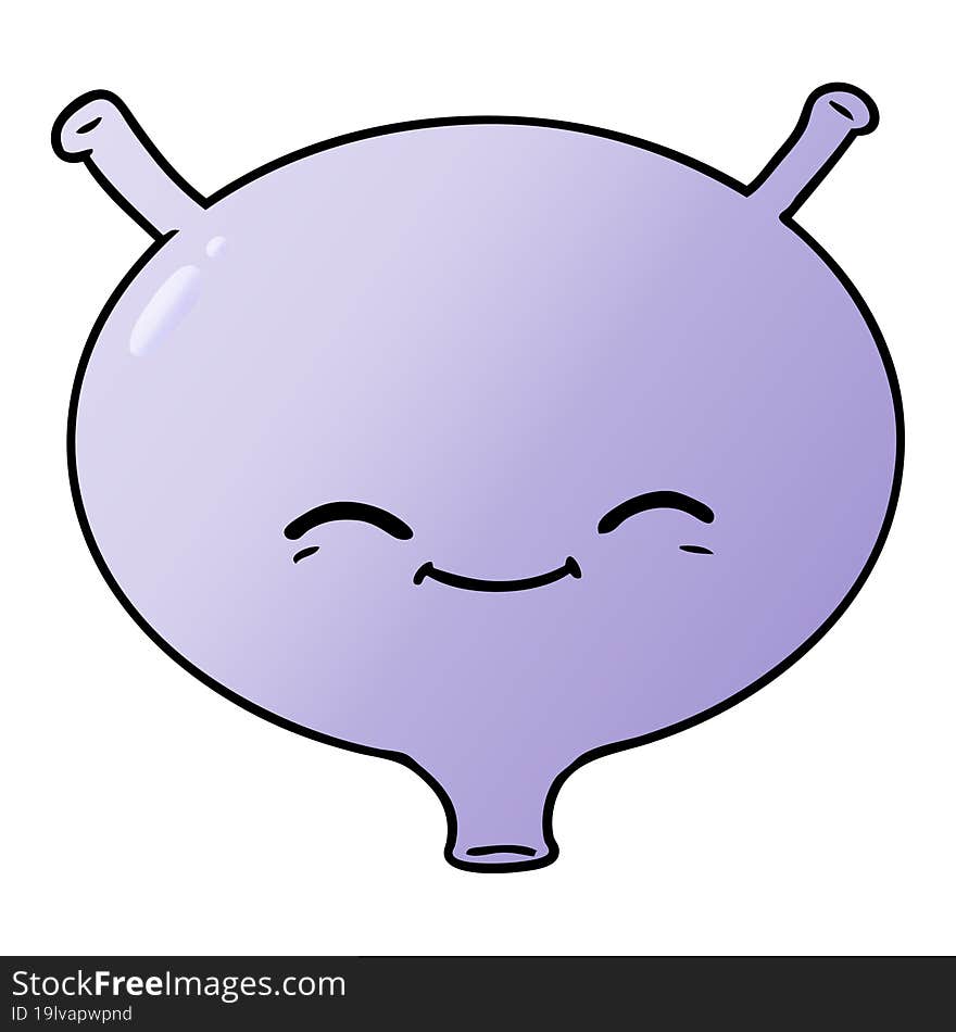 cartoon bladder. cartoon bladder