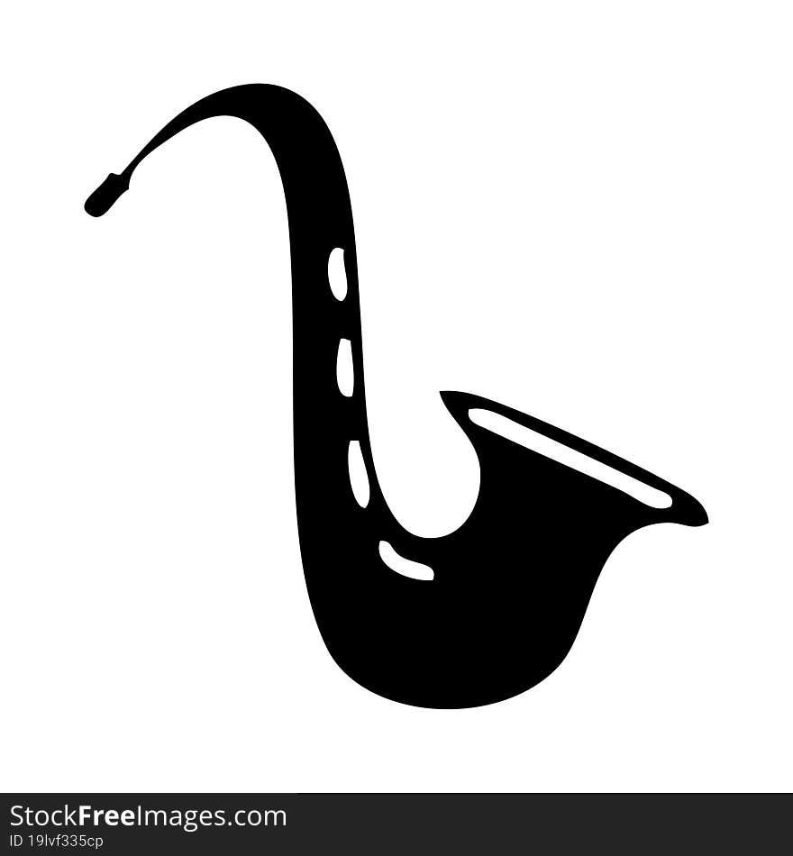 flat symbol musical saxophone