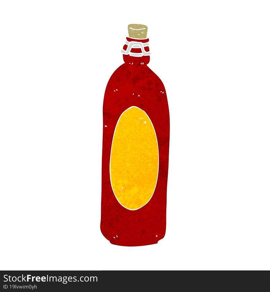 cartoon traditional bottle