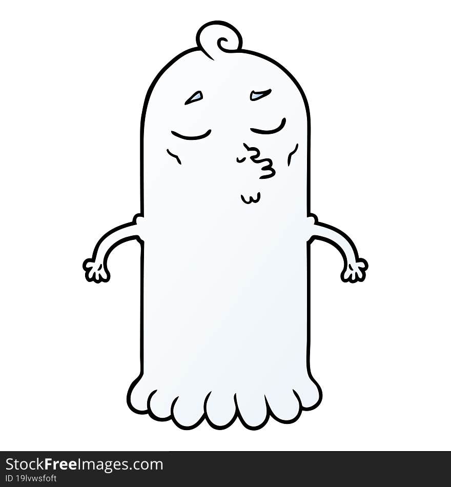 cartoon ghost. cartoon ghost