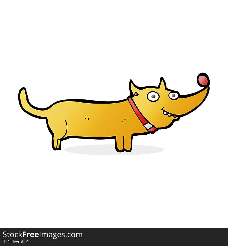 Cartoon Happy Dog