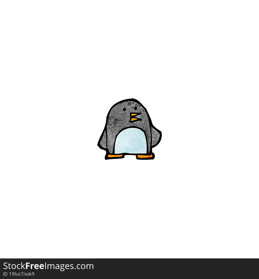 cute cartoon penguin doodle