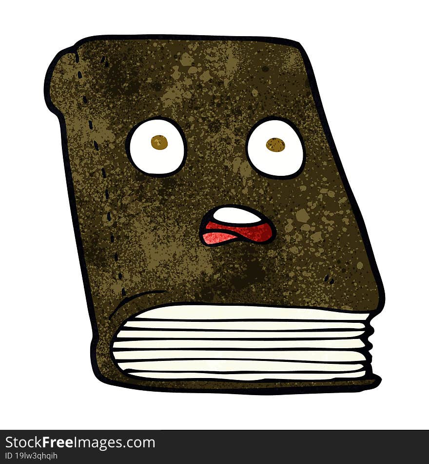 cartoon unhappy book