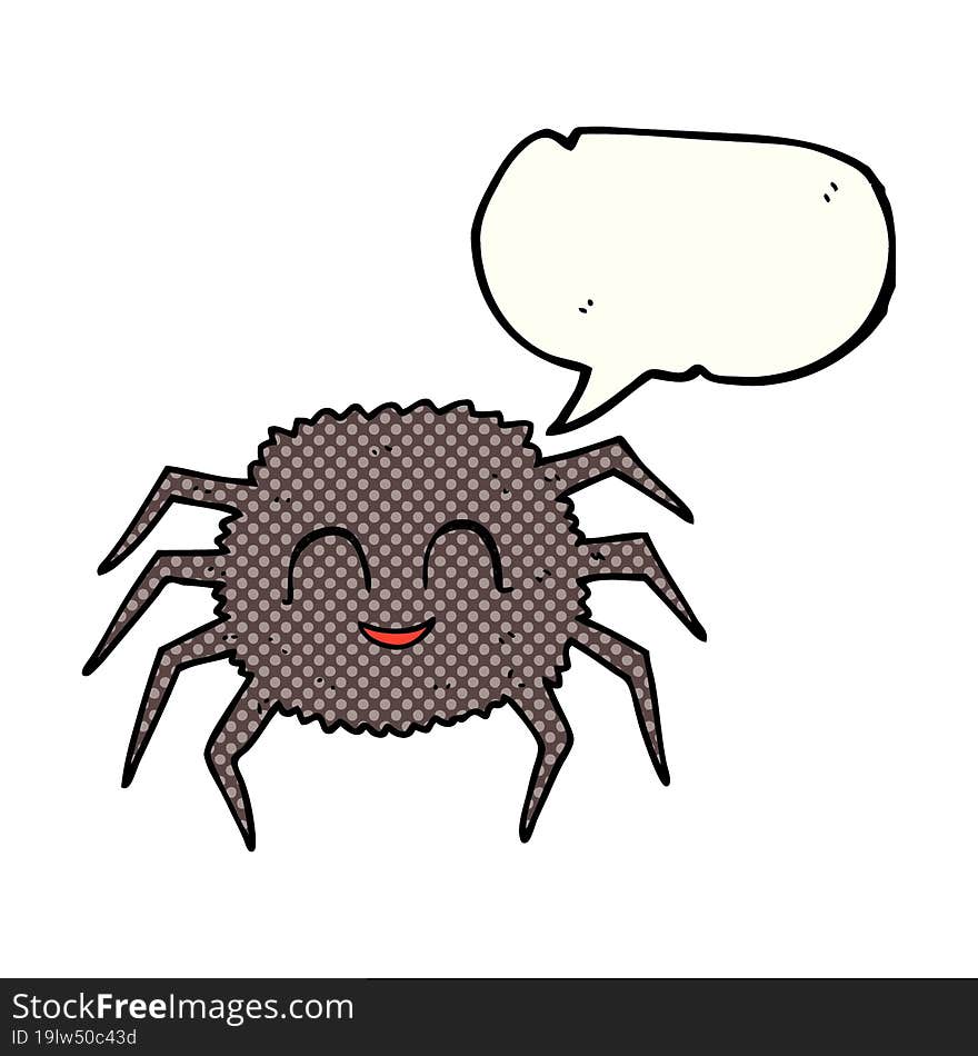 comic book speech bubble cartoon spider