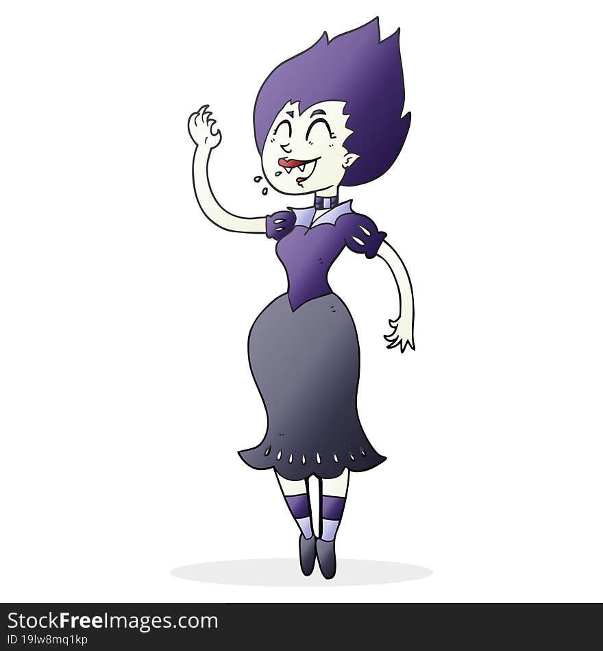 cartoon vampire girl