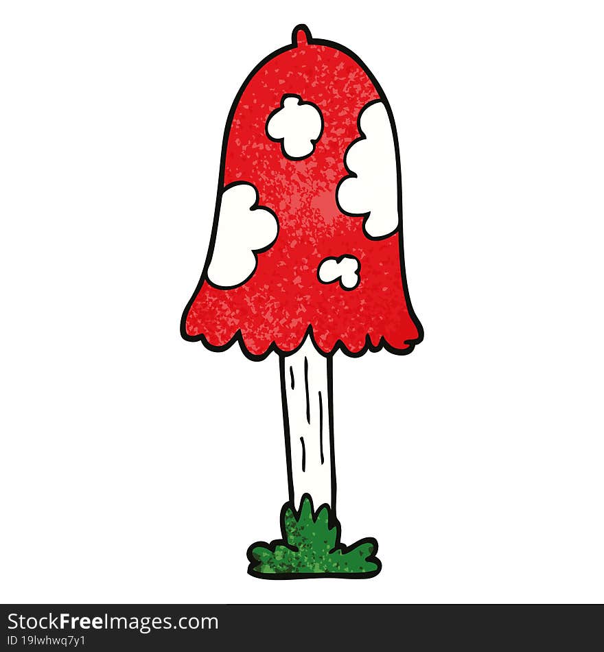 Cartoon Doodle Mushroom