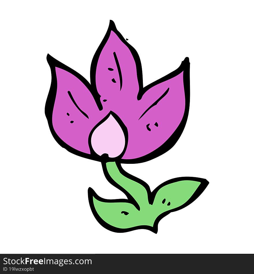 cartoon flower