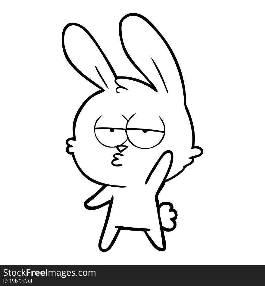 cute cartoon rabbit. cute cartoon rabbit