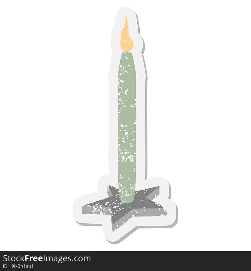 candle grunge sticker