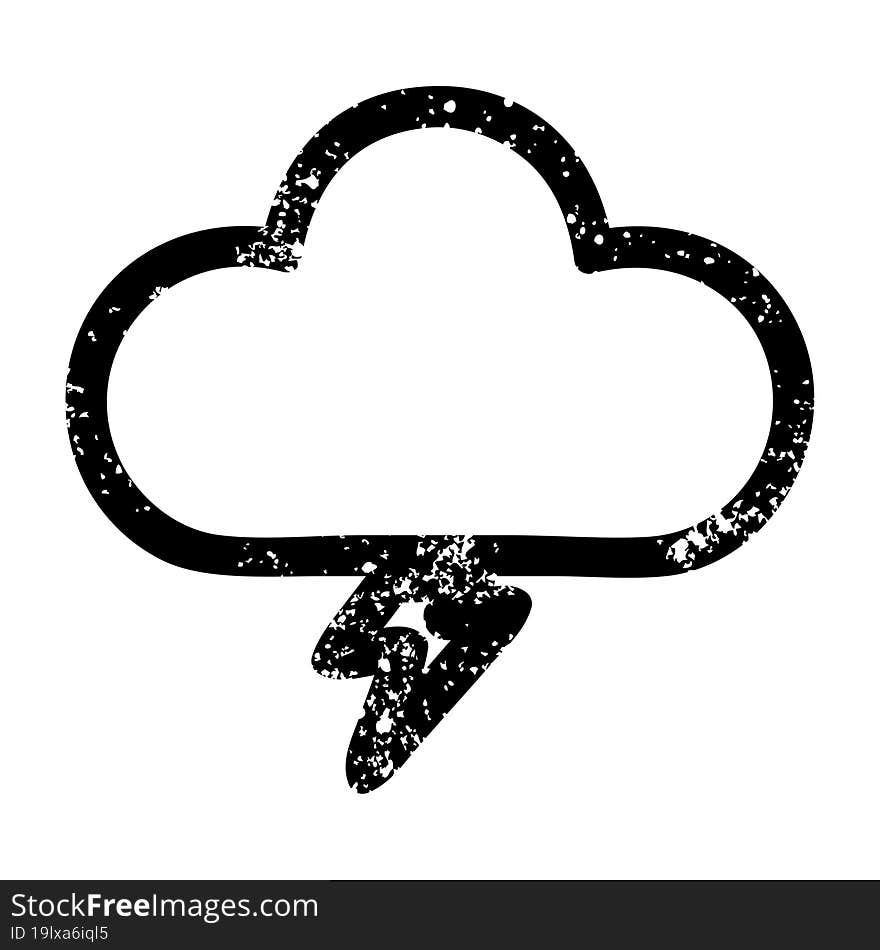 storm cloud icon