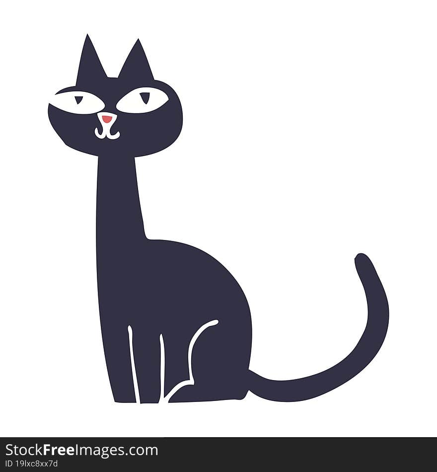 Cartoon Doodle Cat