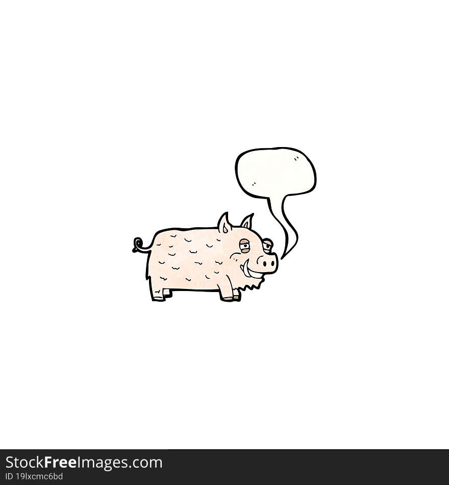 cartoon pig