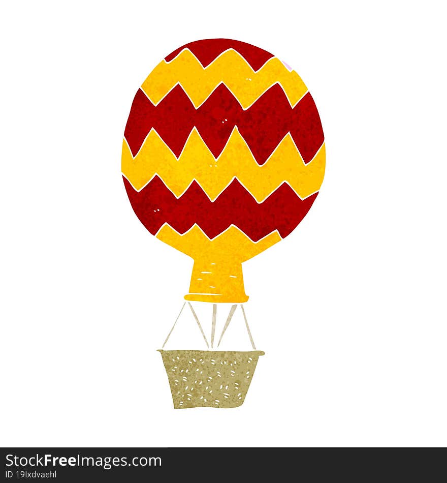 cartoon hot air balloon