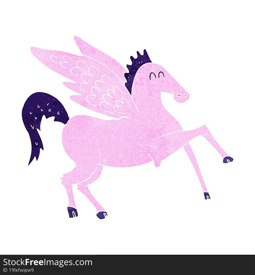 cartoon pegasus