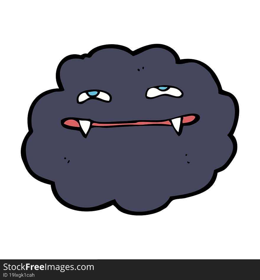 cartoon vampire cloud