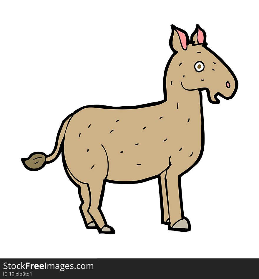 cartoon mule