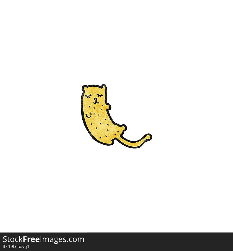 Funny Cartoon Cat