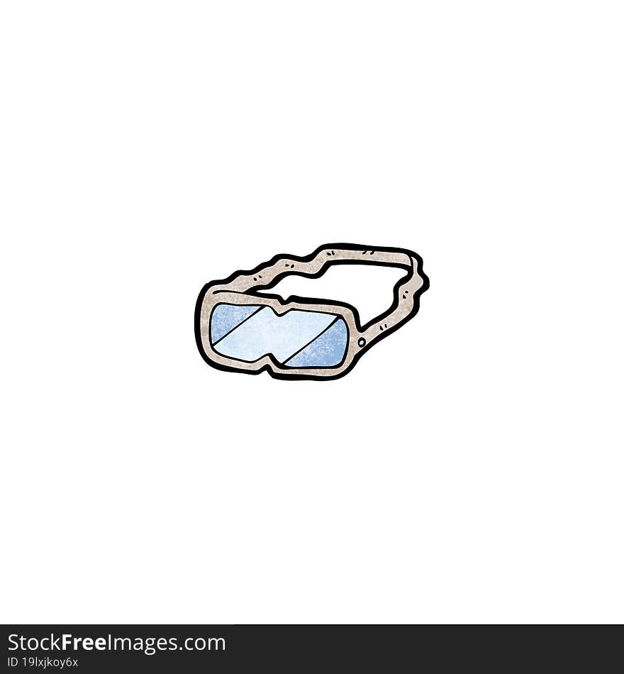 cartoon protective goggles