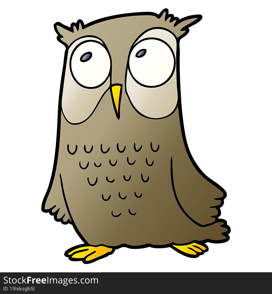 cartoon owl. cartoon owl