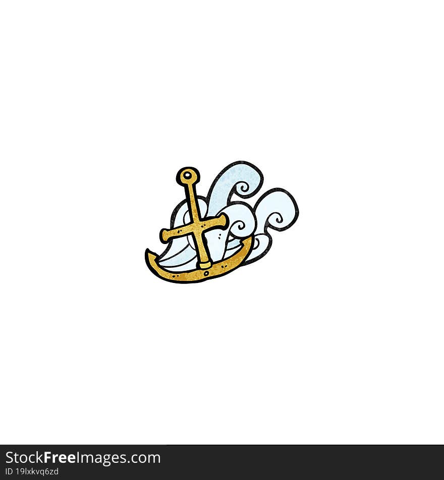 anchor symbol cartoon