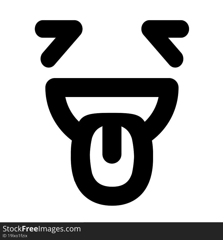 laughing face icon