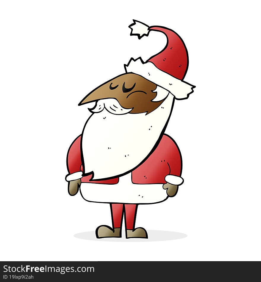 cartoon santa claus