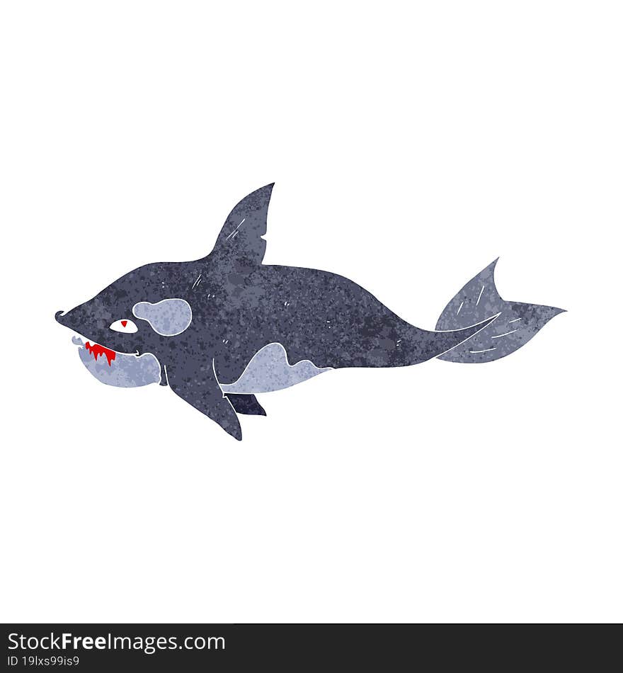 cartoon killer whale