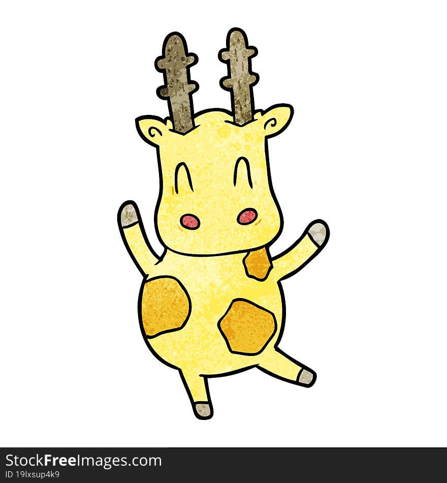 cute cartoon giraffe. cute cartoon giraffe