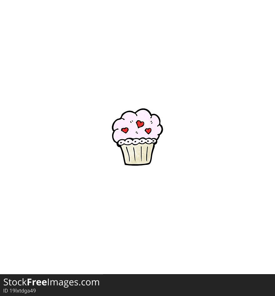 Cartoon Cupcake