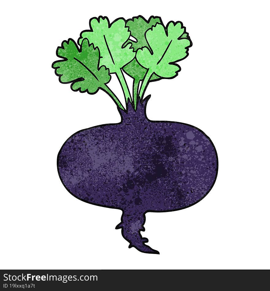 retro cartoon beetroot