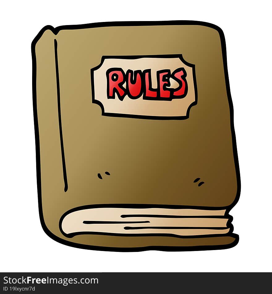 cartoon doodle rule book