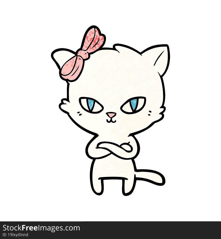 cute cartoon cat. cute cartoon cat