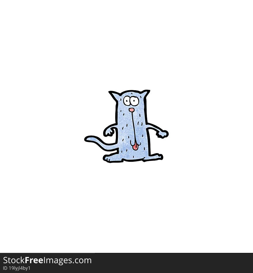 Funny Cartoon Cat