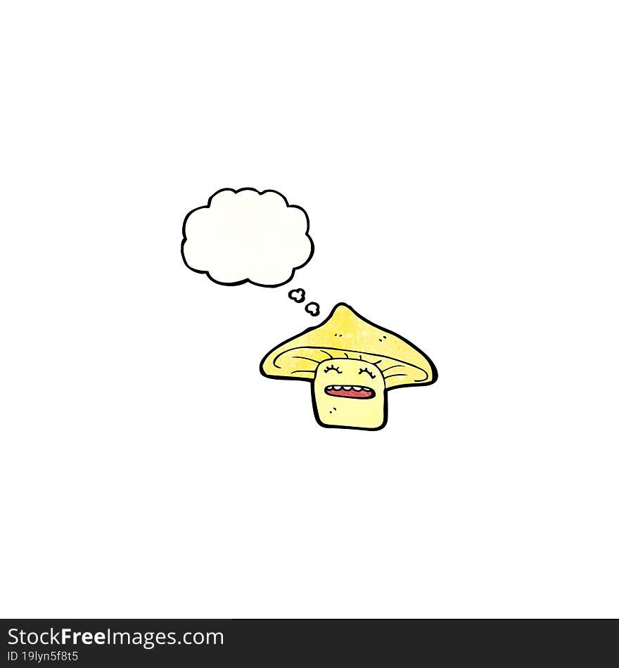 magic mushroom cartoon character