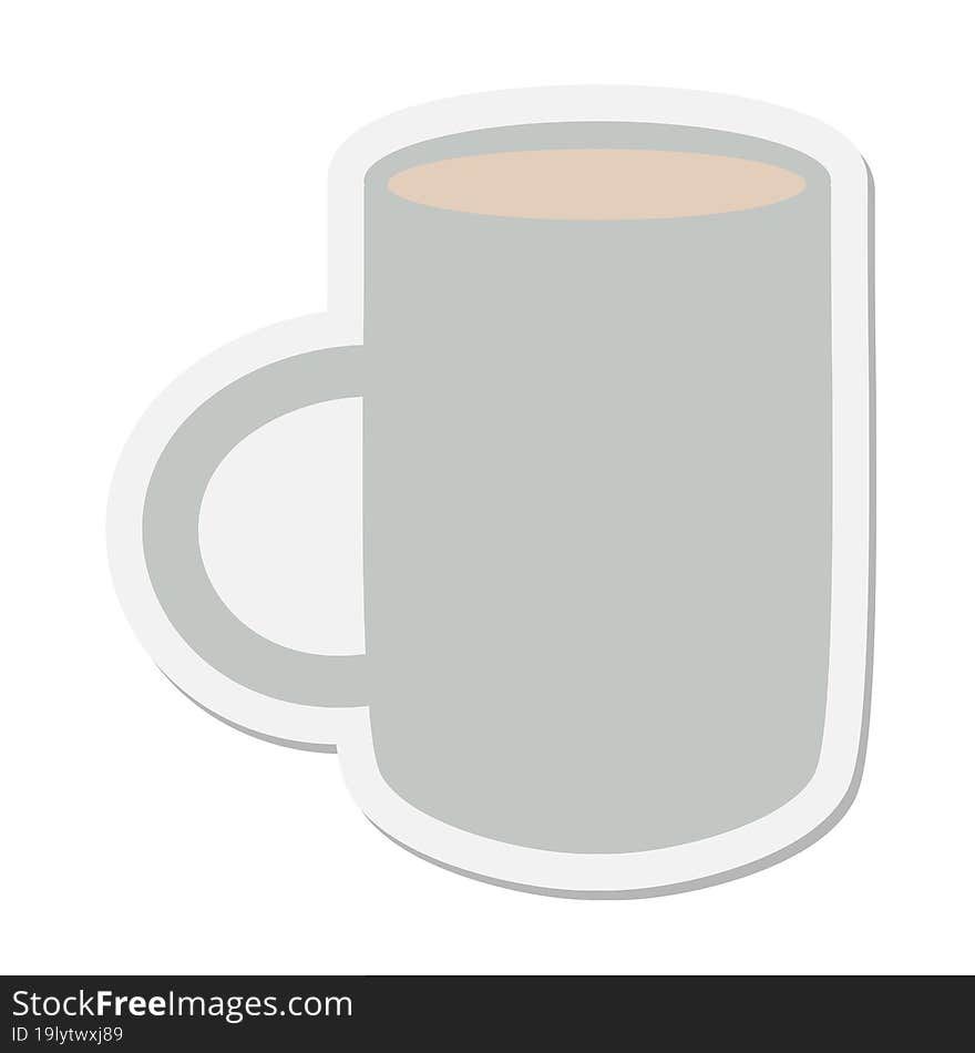 Coffee Mug Sticker