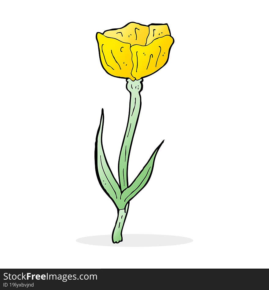 cartoon flower