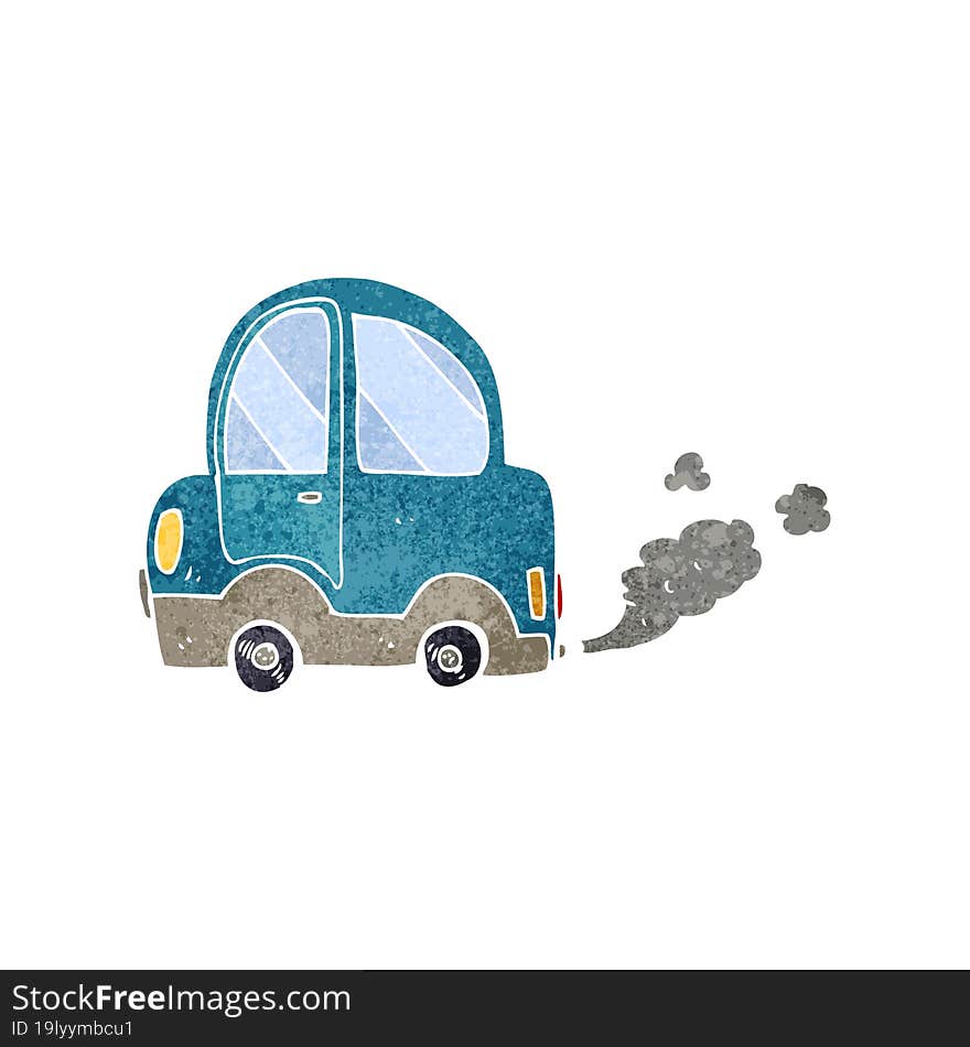 cartoon car